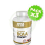 Pack 3x Bcaa + Glutamina Concept Limón 500Gr. Megaplus