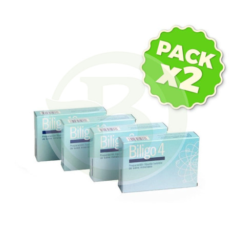 Pack 2x Biligo 4 Manganeso 20 Ampollas Artesanía Agrícola