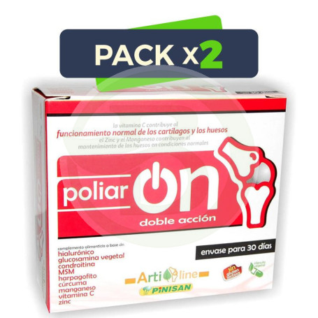 Pack 2x Artrion Poliaron 60 Cápsulas Pinisan