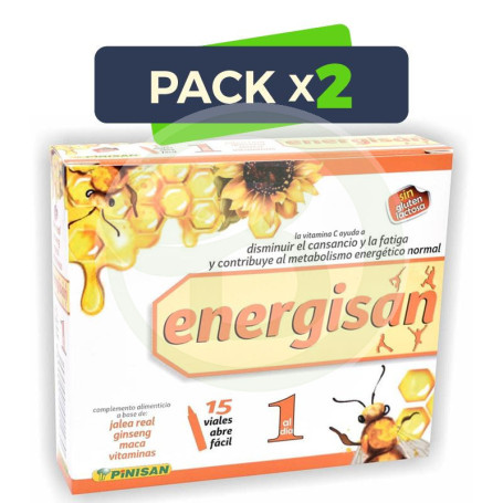 Pack 2x Energisan 15 Viales Pinisan