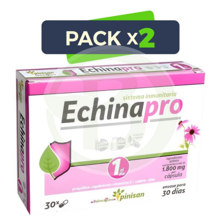 Pack 2x Echinapro Complex 30 Cápsulas Pinisan