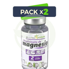 Pack 2x Bisglycinate De Magnésium 60 Comprimés Pinisan
