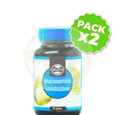 Pack 2x Glucosamina + Condroitina 45 Cápsulas Naturmil