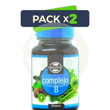 Pack 2x Complejo B 60 Cápsulas Naturmil