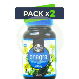 Pack 2x Onagra 500Mg. 120 Perlas Naturmil