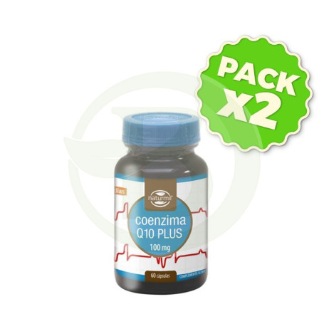 Pack 2x Coenzima Q10 Plus 100Mg. 60 cápsulas Naturmil