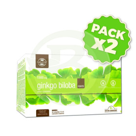 Pack 2x Ginkgo Biloba Forte 20 Ampollas Naturmil