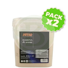 Pack 2x Harina De Avena Natural 2Kg. Megaplus