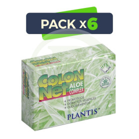 Pack 6x Colon Net Aloe Complex 30 Cápsulas Plantis