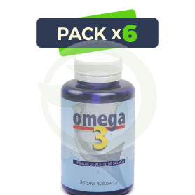 Pack 6x Omega 3 450 Perlas Artesanía Agrícola