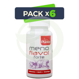 Pack 6x Menoflavol Forte 60 Cápsulas Plantis