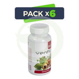 Pack 6x Venflux Castaño De Indias + Resveratrol Plantis 60 Cap. Plantis