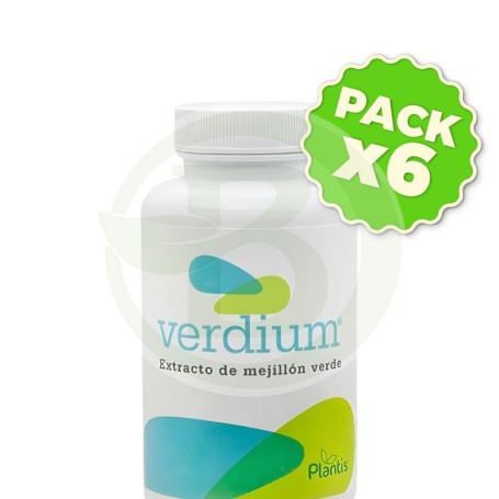 Pack 6x Verdium 90 Capsulas Plantis