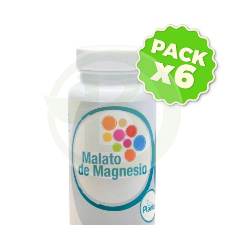 Pack 6x Malato De Magnesio 60 Cápsulas Plantis
