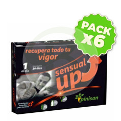 Pack 6x Sensual Up 30 Cápsulas Pinisan