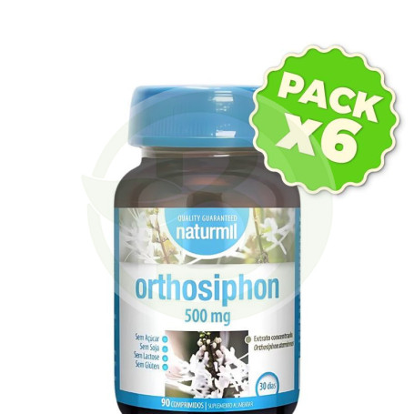 Pack 6x Ortosifón 500Mg 90 Comprimidos Naturmil
