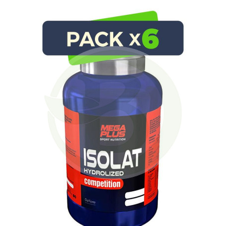 Pack 6x Isolat Competition Chocolate 1Kg. Megaplus