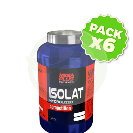 Pack 6x Isolat Competition Chocolate-Leche 2Kg. Megaplus