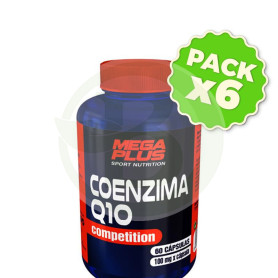 Pack 6x Coenzima Q10 60 Cápsulas Megaplus