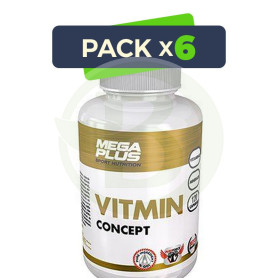 Pack 6x Vitmin Concept 120 Cápsulas Megaplus