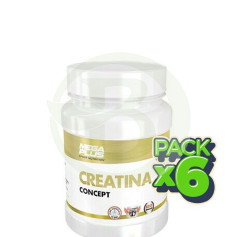 Pack 6x Créatine Concept 500Gr. Mégaplus