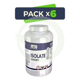 Pack 6x Isolate Concept Fresa 2Kg. Megaplus