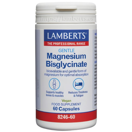 Gentle Magnesium Bisglycinate 60 Gélules Lamberts