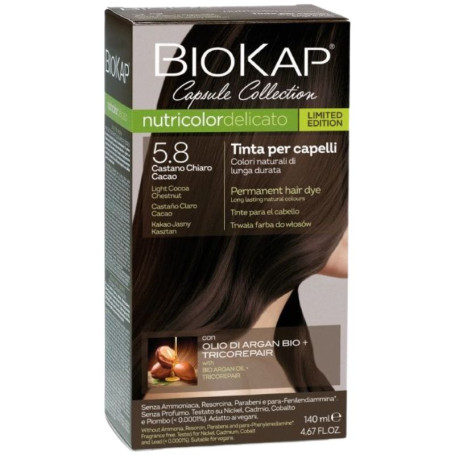 Delicato 5.8 Châtain Clair Cacao Édition Limitée 140Ml Biokap