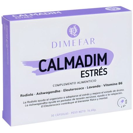 Calmadim Stress 30 Gélules Dimefar