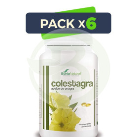 Pack 6x Aceite de Onagra 250 Perlas Soria Natural