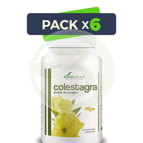 Pack 6x Aceite de Onagra 250 Perlas Soria Natural