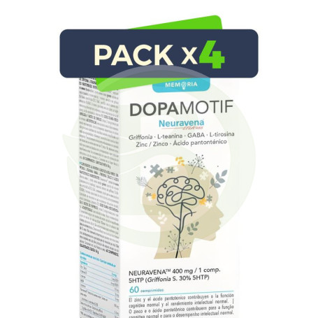 Pack 4x Dopamotif 60 Comprimidos Intersa