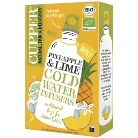 Infusion Froide Ananas et Citron Vert Bio 10 Sachets Cupper