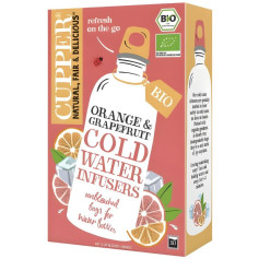 Infusion Froide Orange et Pamplemousse Bio 10 Sachets Cupper