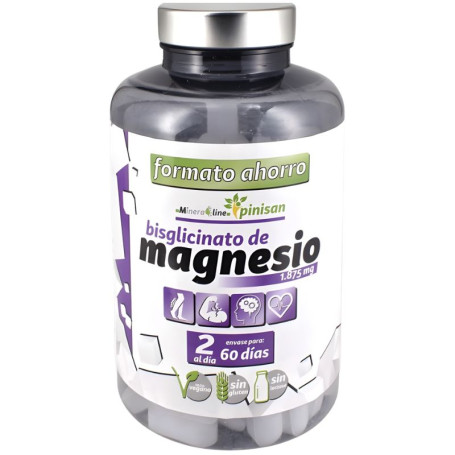 Bisglicinato de Magnesio 120 Comprimés Pinisan