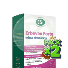 Pack 2x Erbaven Forte Micro-Circulación 60 Comprimés Esi