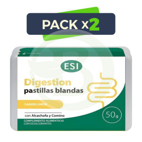 Pack 2x Digestión Pastillas Blandas Suizas 50G Esi