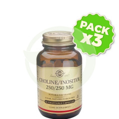 Pack 3x Choline et Inositol 250 50 Gélules Solgar