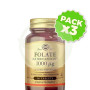 Pack 3x Folato 1000Mcg 60 Comprimidos Solgar