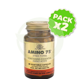 Pack 2x Amino 75 90 Cápsulas Solgar