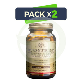 Pack 2x Neuro Nutrientes 60 Cápsulas Solgar