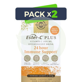 Pack 2x Ester-C Plus 1000Mg 7 Sobres Solgar