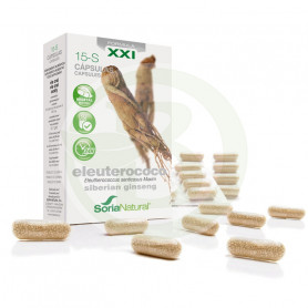 Eleutherococcus 15S Formule XXI 30 Gélules Soria Naturel