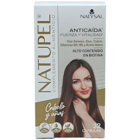 Natupel Chute de Cheveux, Force et Vitalité 32 Gélules Natysal