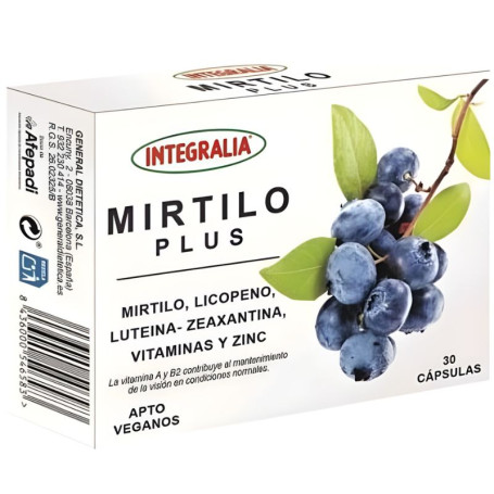 Mirtilo Plus 30 Gélules Integralia