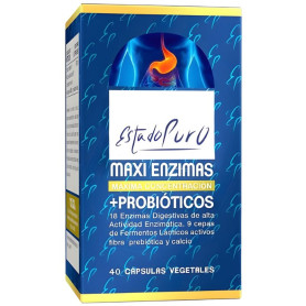 Maxi Enzymes avec Probiotiques 40 Gélules Estado Puro - Tongil