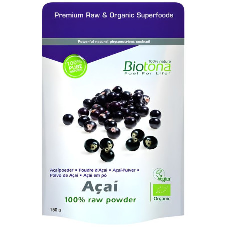 Poudre d'Açaï Brut 150G Biotona