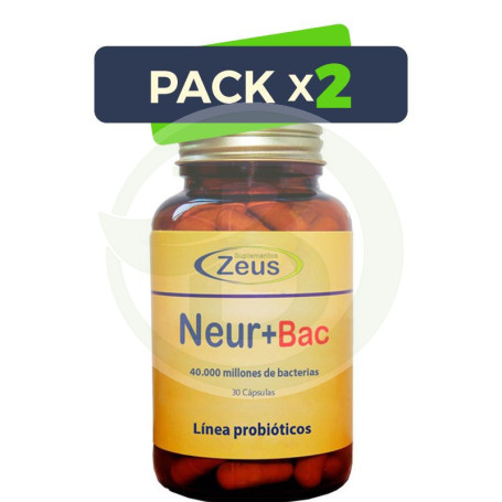 Pack 2x Neur + Bac 30 Cápsulas Zeus