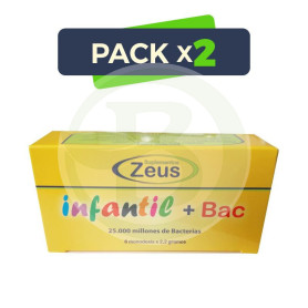 Pack 2x Infantil + Bac 8 monodosis Zeus