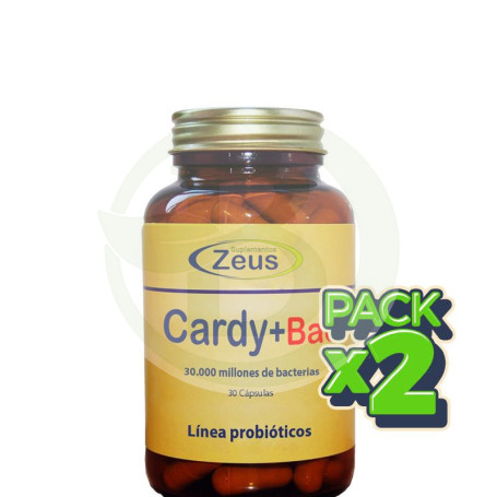 Pack 2x Cardy + Bac 30 Cápsulas Zeus